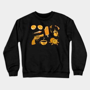 Orange Crewneck Sweatshirt